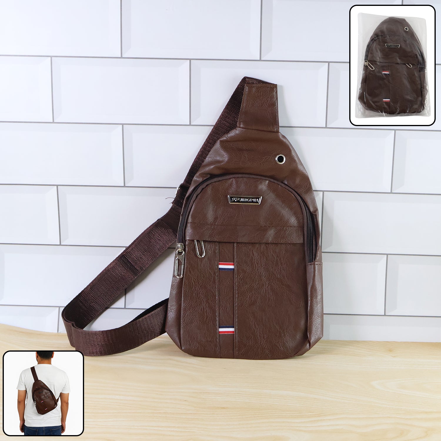 Travel Sling Bag – Anti-Theft, USB Port, Waterproof Design