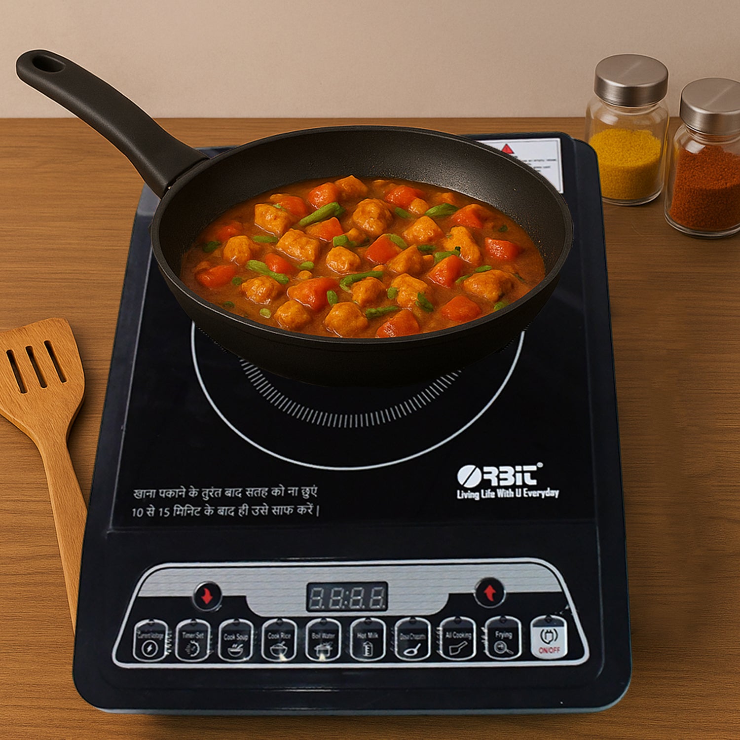 Orbit Digital Induction Cooker – 2000W, Efficient & Precise Cooking