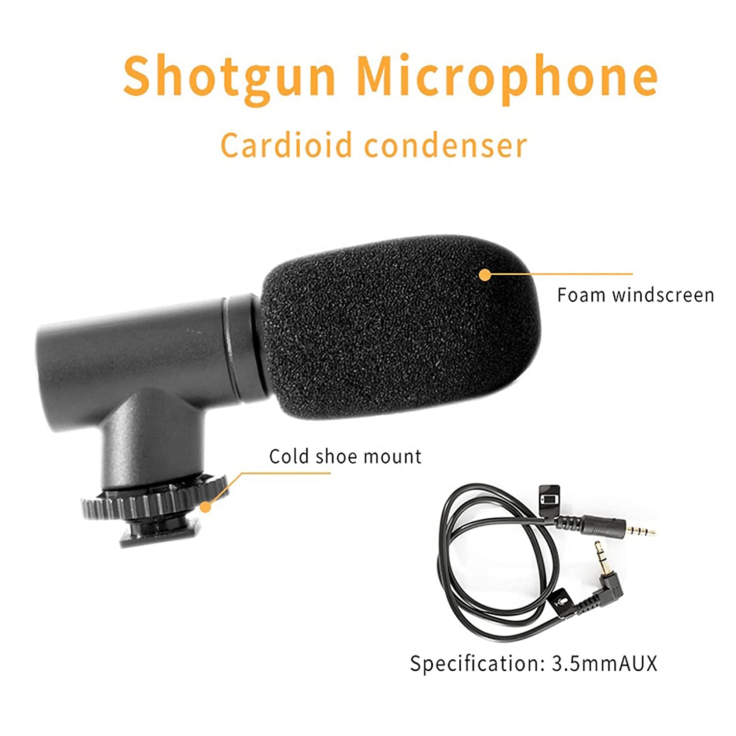 Vlogging Kit for Videos – Mic, Tripod, LED Light & Phone Holder