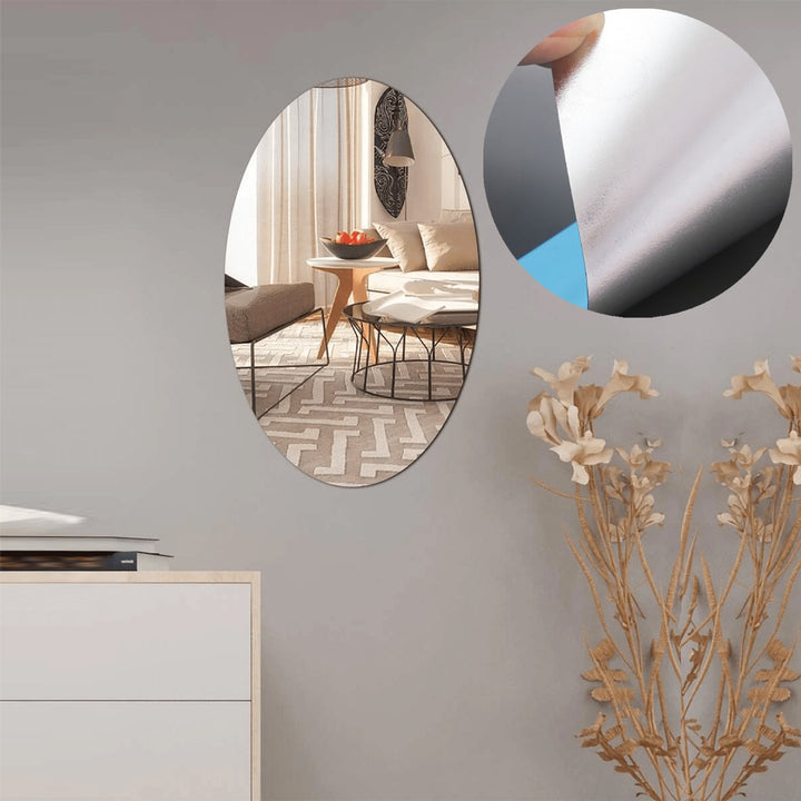 Adhesive Bathroom Wall Mirror