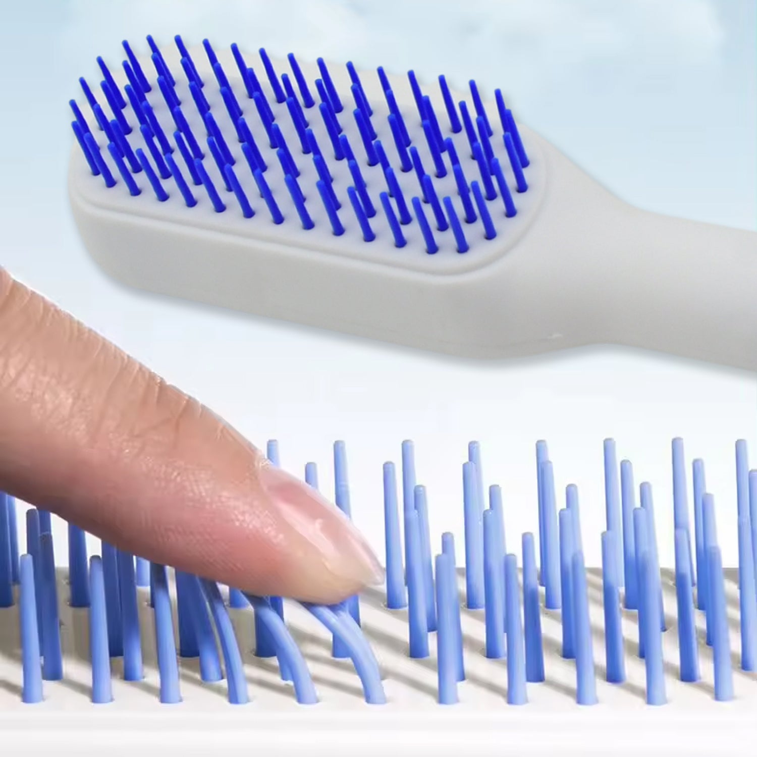 Self-Cleaning Detangling Hairbrush – Anti-Static Massage Comb