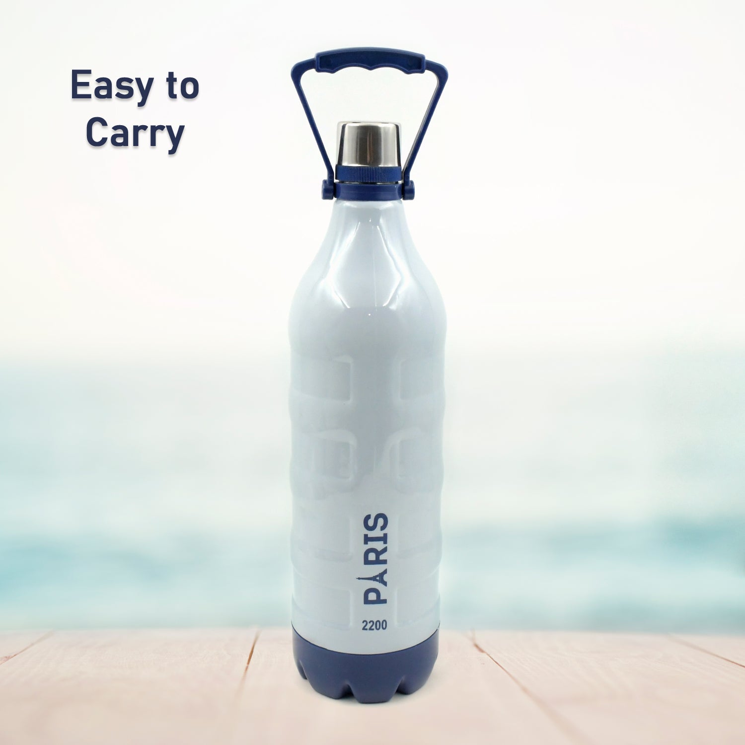 Plastic Insulated Sports Water Bottle with Handle – BPA-Free & Leak-Proof
