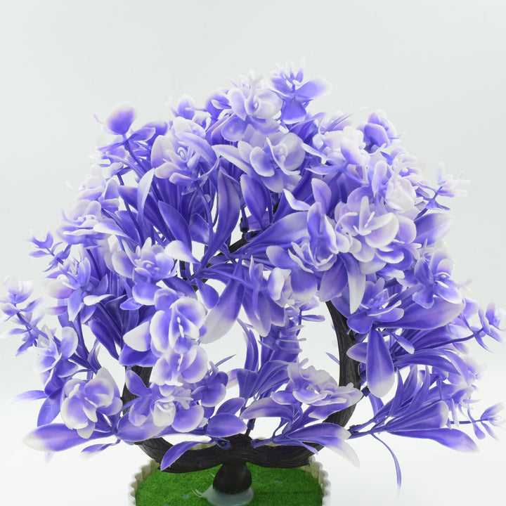 Wild Artificial Flower Plant with Cute Pot – Indoor Decor (1 Pc)