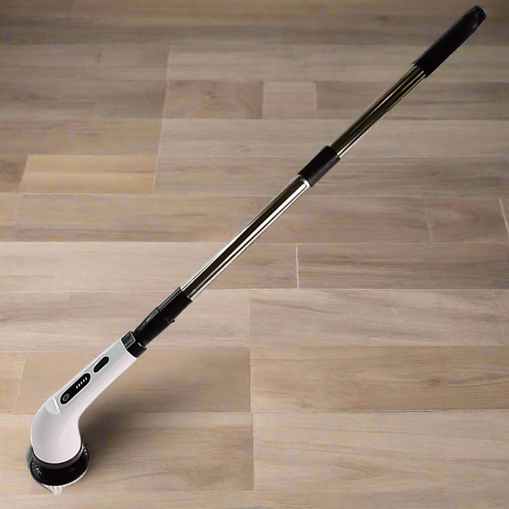 7-in-1 Electric Spin Scrubber Brush with Extension Handle (1 Set)