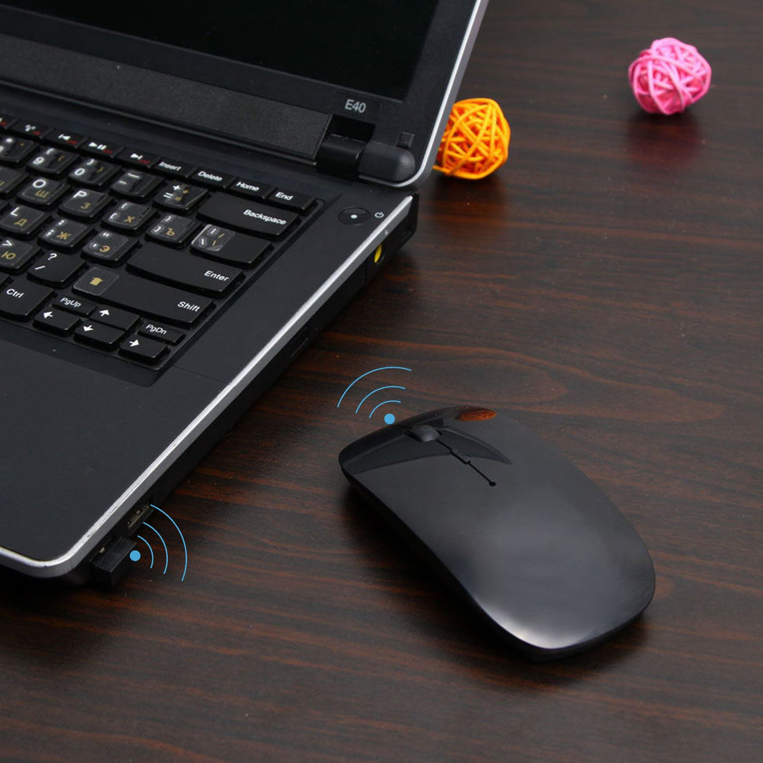 Wireless Mouse for Laptop, PC, Mac, iPad Pro & Computer (1 Pc)