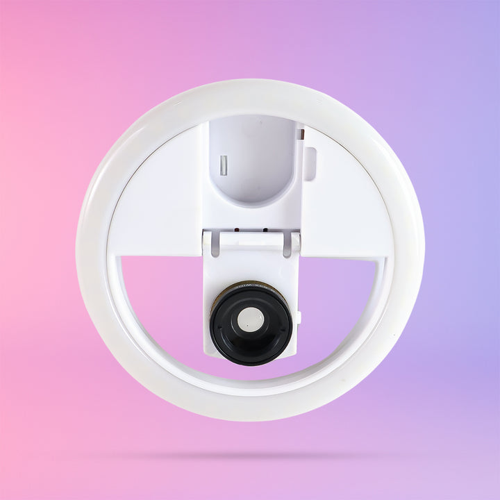Selfie Flash Ring Light – 3 Brightness Levels (1 Pc)
