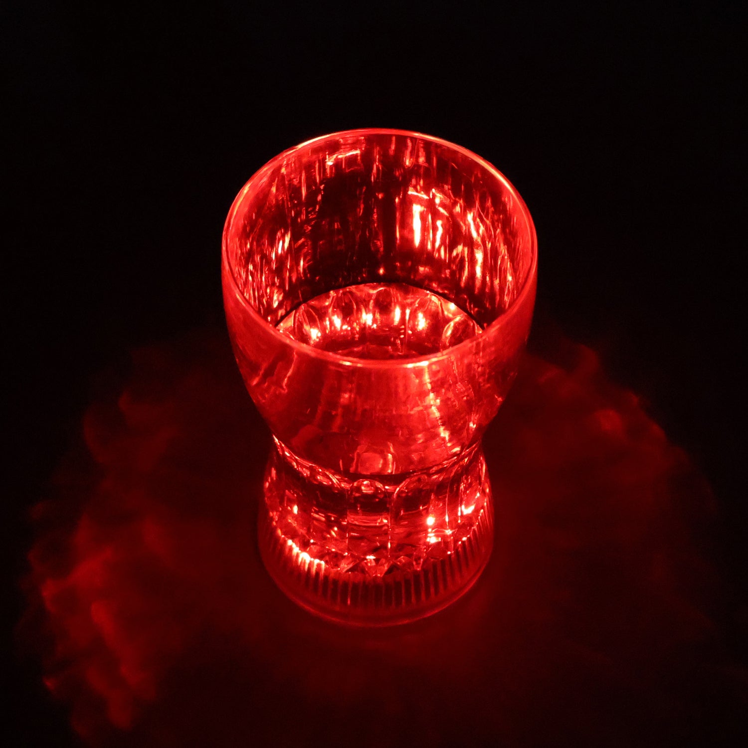 200ml LED Light-Up Fancy Plastic Glass – Color Changing (1 Pc)