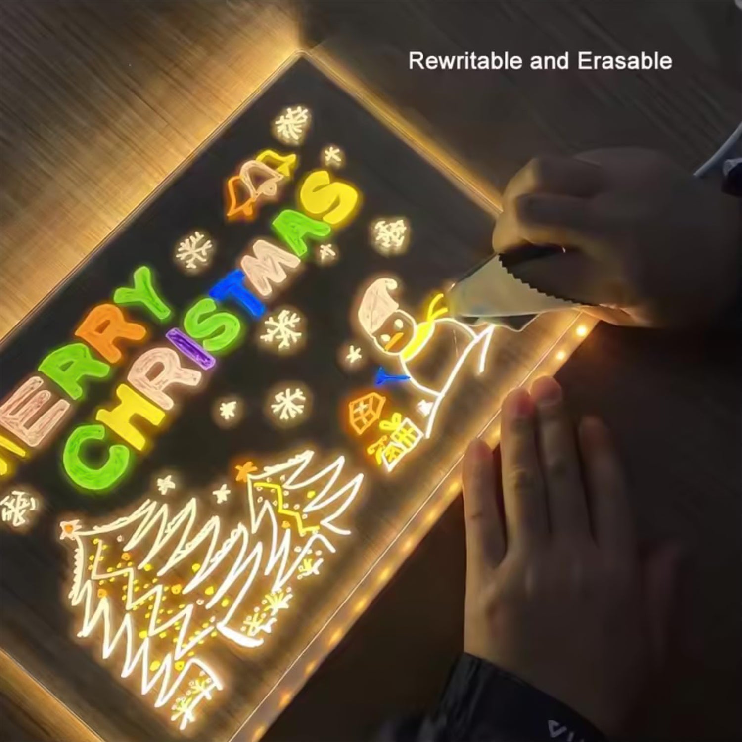Illuminated LED Writing Board Set – Rechargeable & Display Ready