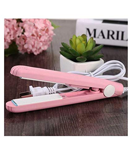 Mini Portable Hair Straightener & Curler – Compact & Dual-Function