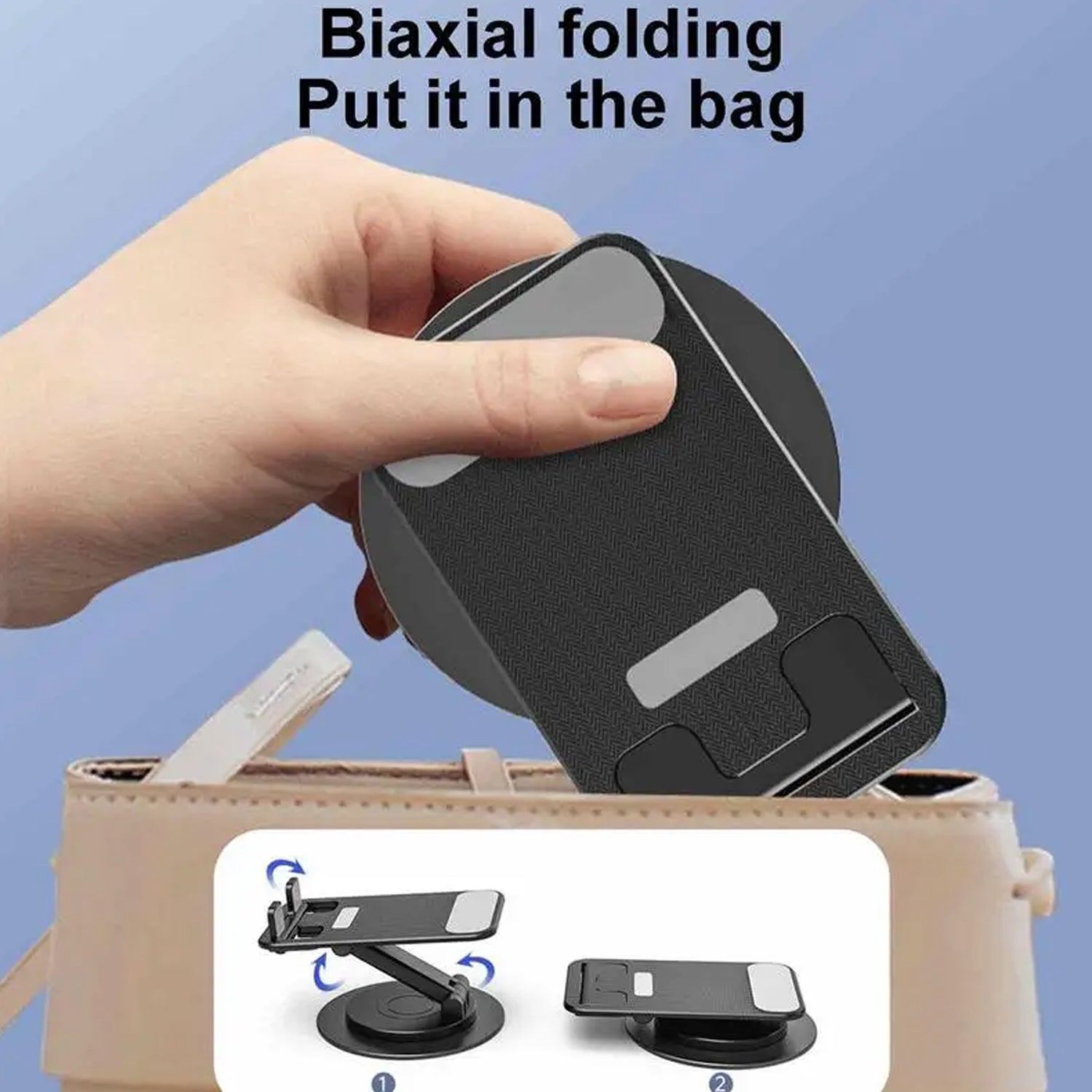 Universal Foldable Mobile Phone Stand – Adjustable & Portable