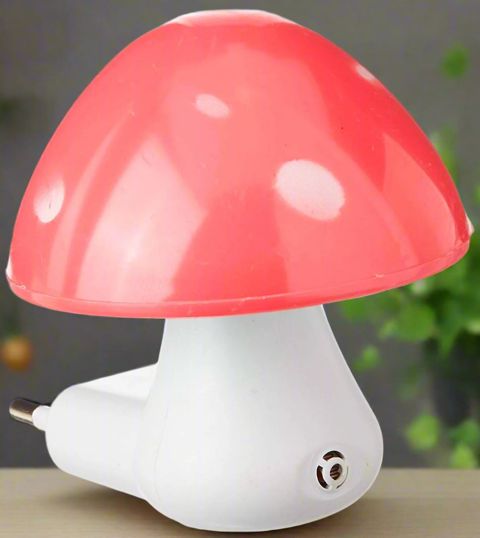 Automatic Night Sensor Mushroom Lamp – 0.2W Multicolour LED
