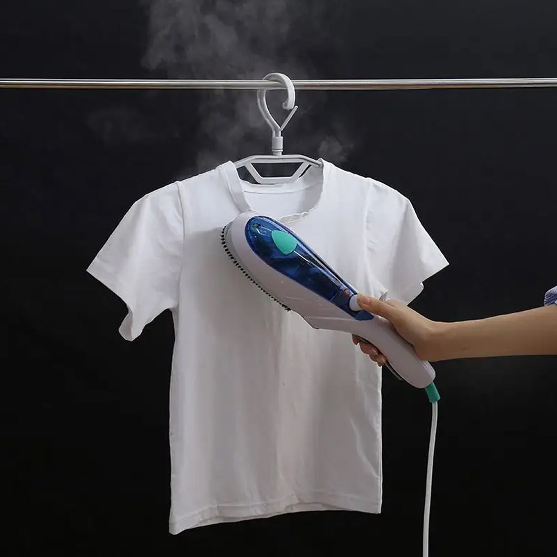 Portable Steam Iron & Garment Steamer – Handheld Crease Remover (1 Set)