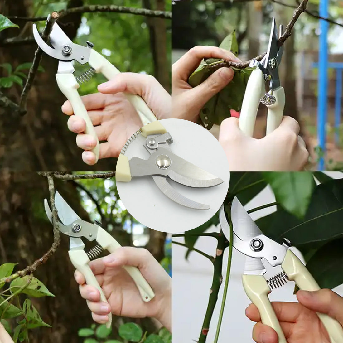 Stainless Steel Pruning Shears – Sharp Blades & Comfortable Handle