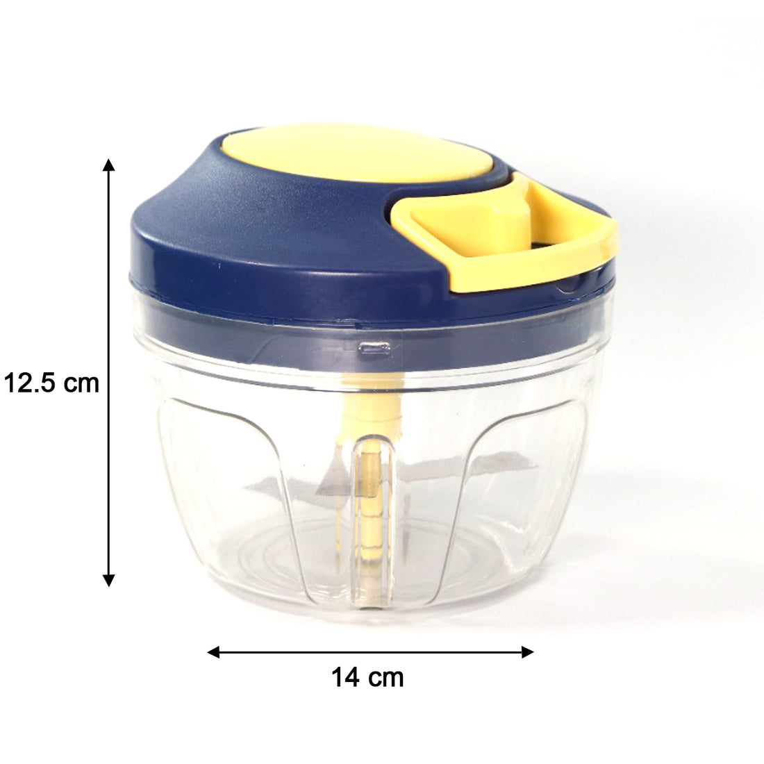 4-Blade Vegetable & Fruit Chopper for Easy Food Prep (650ml)