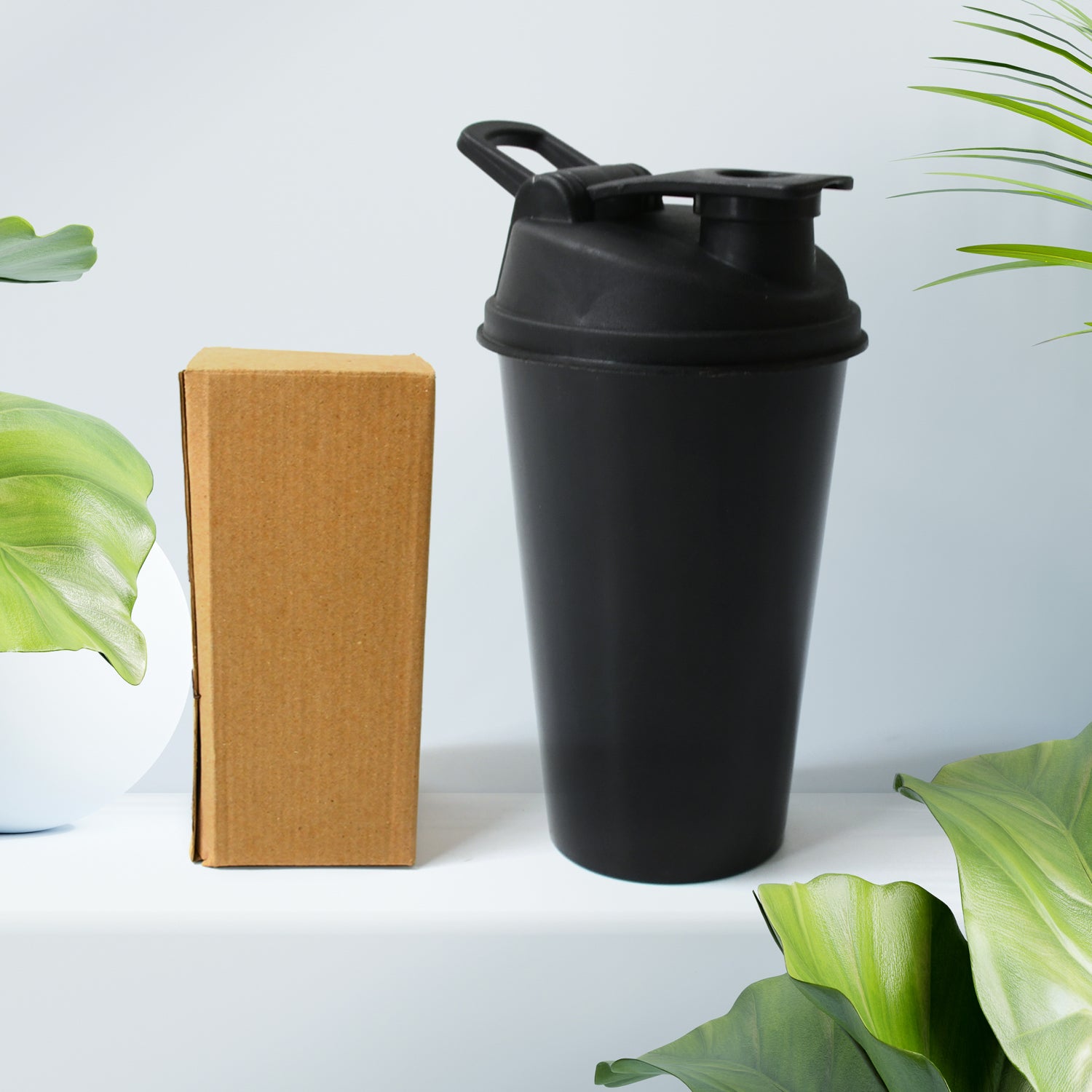 Shaker Bottle for Protein Shakes & Pre-Workout, BPA-Free, Leak-Proof (1 Pc)