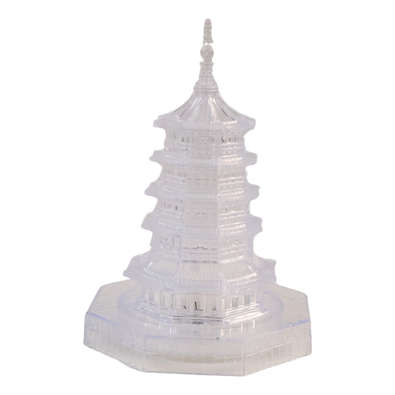 Premium LED Crystal Pagoda Light – Elegant Decorative Lamp (1 Pc)