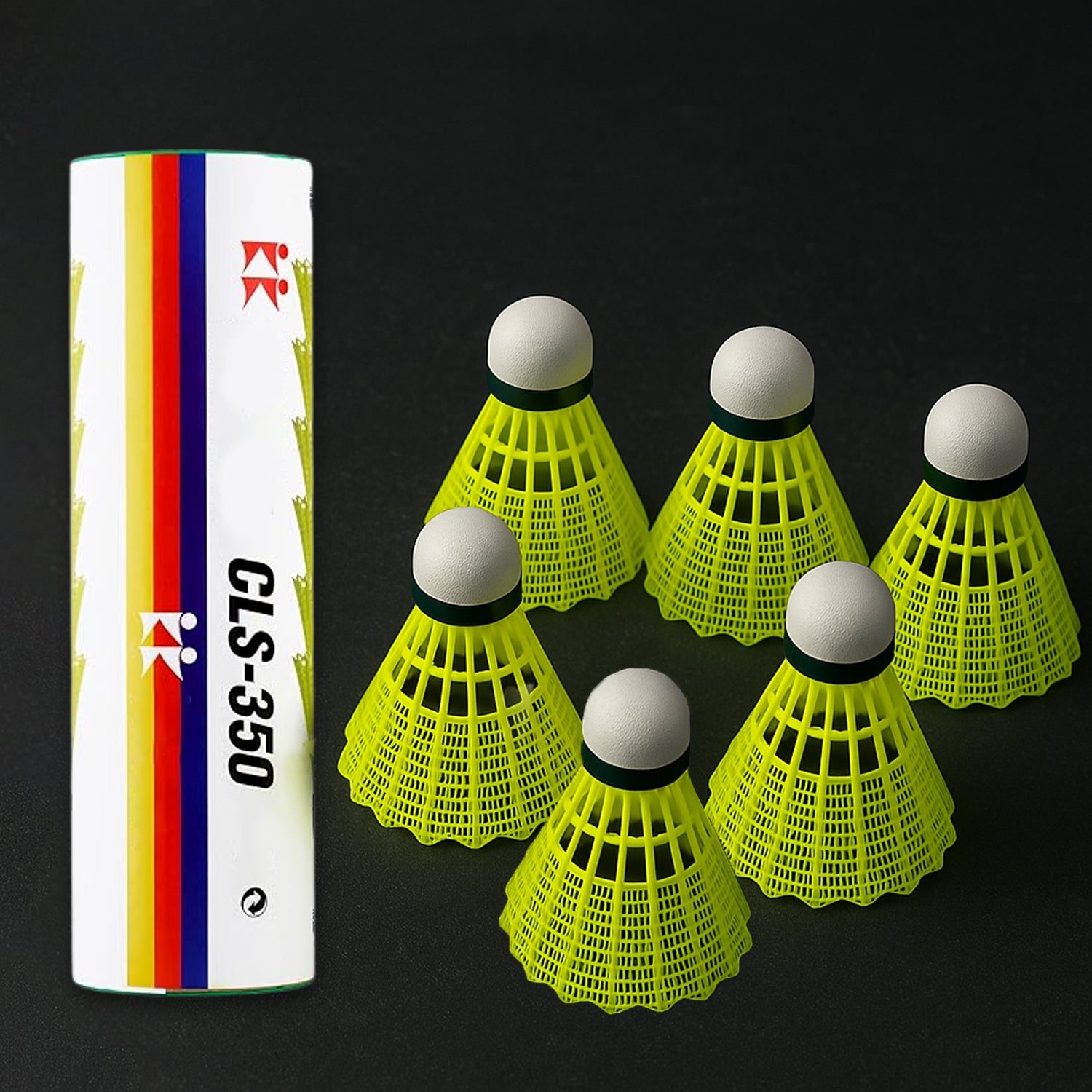 KNX Durable Plastic Shuttlecock Set – 6 Pieces for All Players