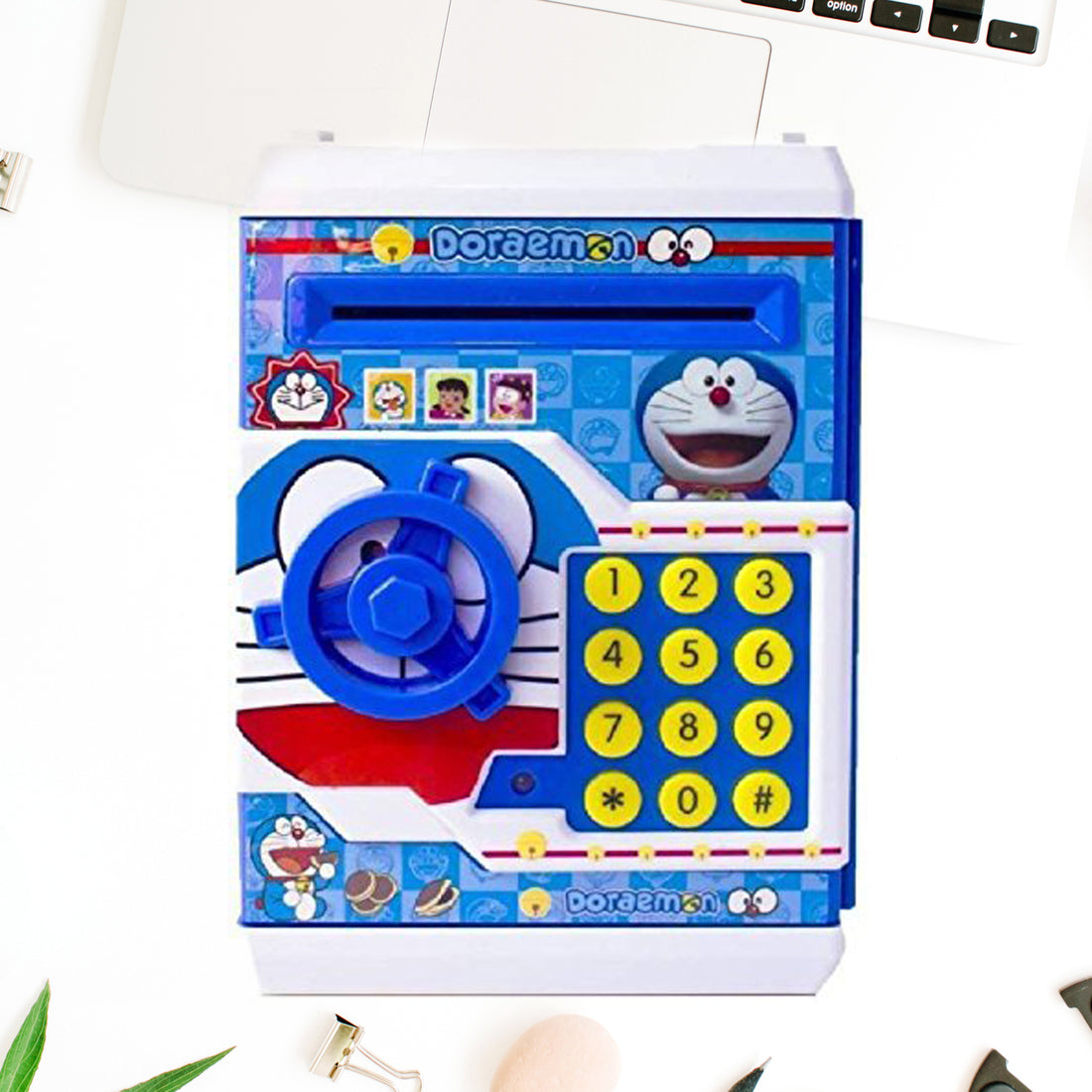 ATM Kids Piggy Bank with Electronic Lock – Cartoon Savings Bank with Password