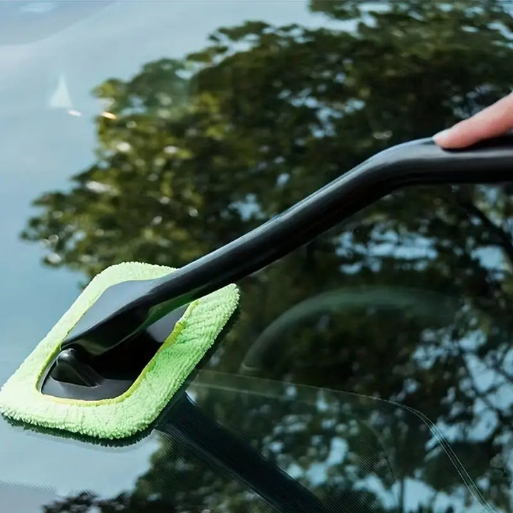 Car Windshield Glass Cleaner with Microfiber Wiper (38cm, 1 Pc)