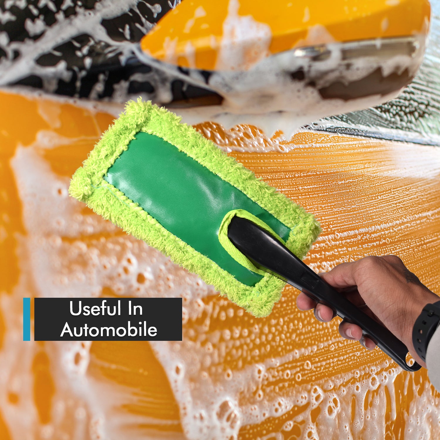 Car Cleaning Brush – Large Microfiber Dusting Tool for Wash & Detailing