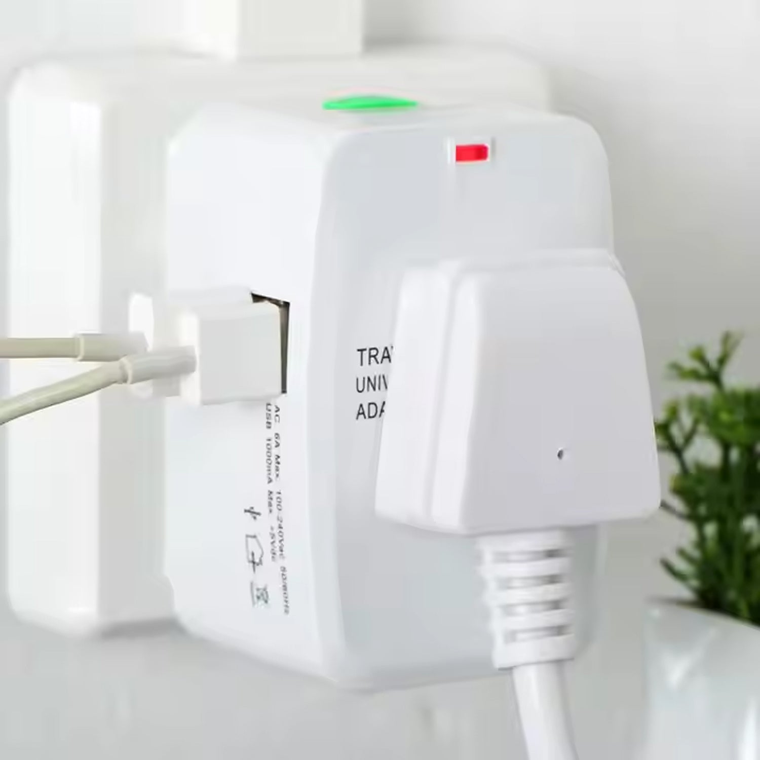 Universal Travel Adapter – Dual USB Charger Ports for International Use
