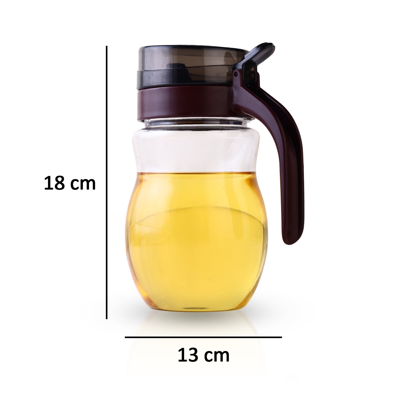 Oil Dispenser Stainless Steel with Small Nozzle – 650ml Capacity