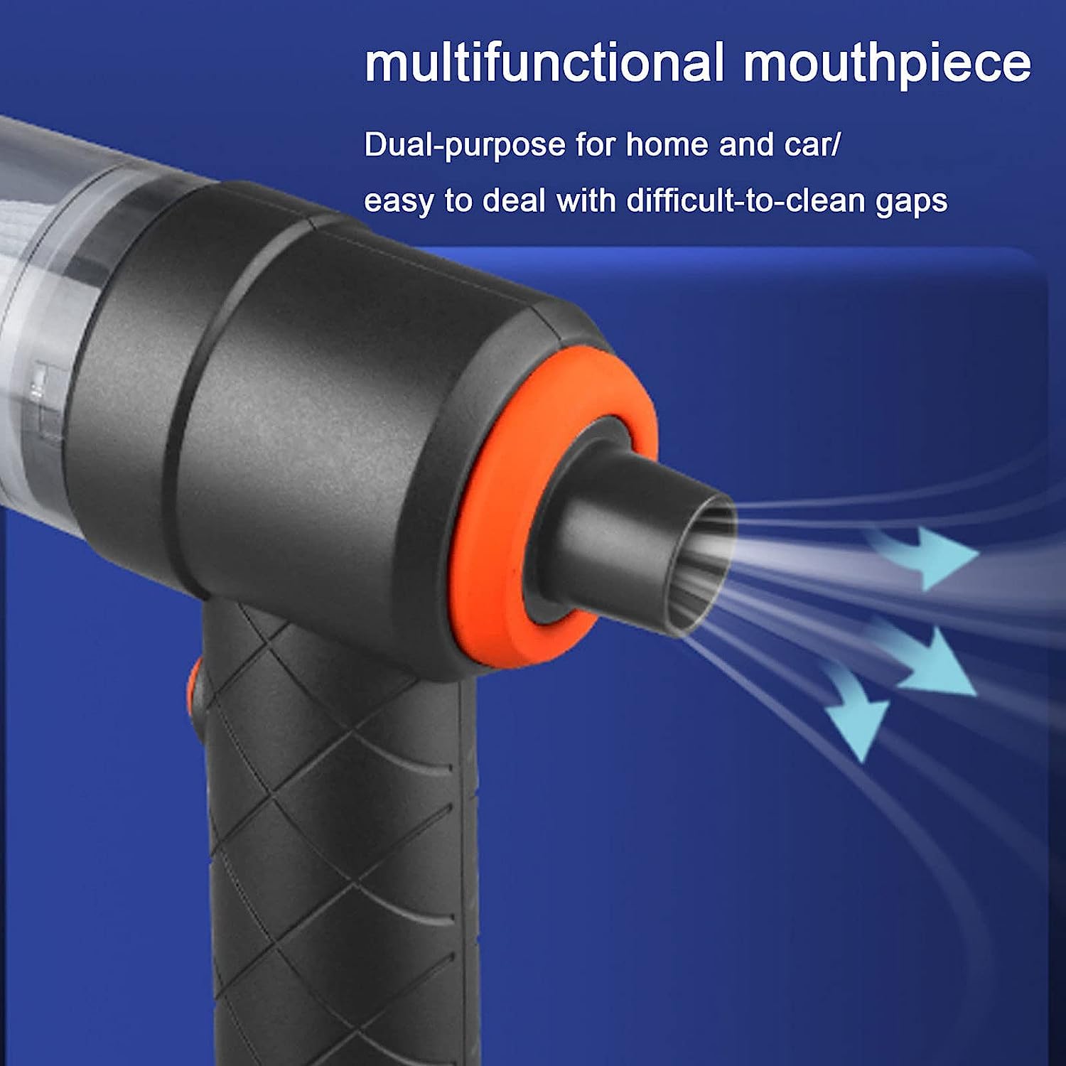 2-in-1 High-Power Wireless Vacuum Cleaner – USB Rechargeable, Portable