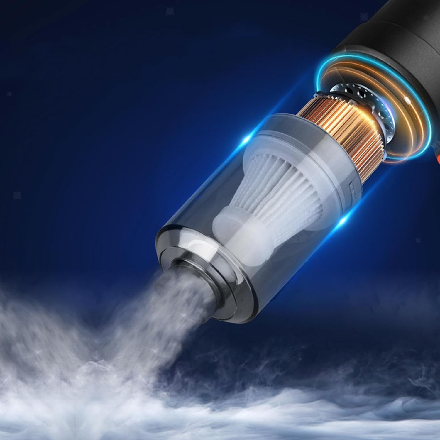 2-in-1 High-Power Wireless Vacuum Cleaner – USB Rechargeable, Portable