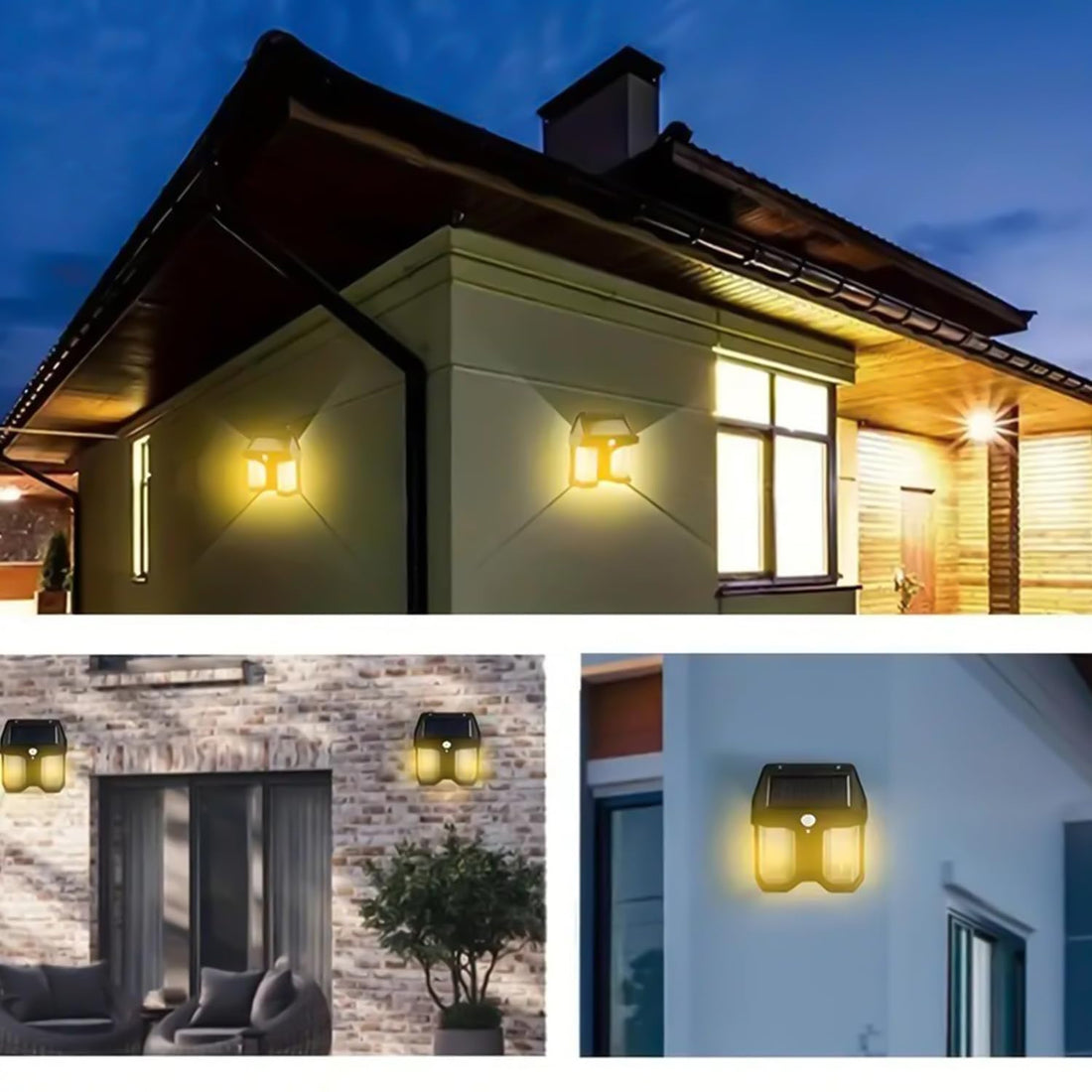 Outdoor Solar Wall Lamp – Waterproof & Induction Garden Light (1 Pc)