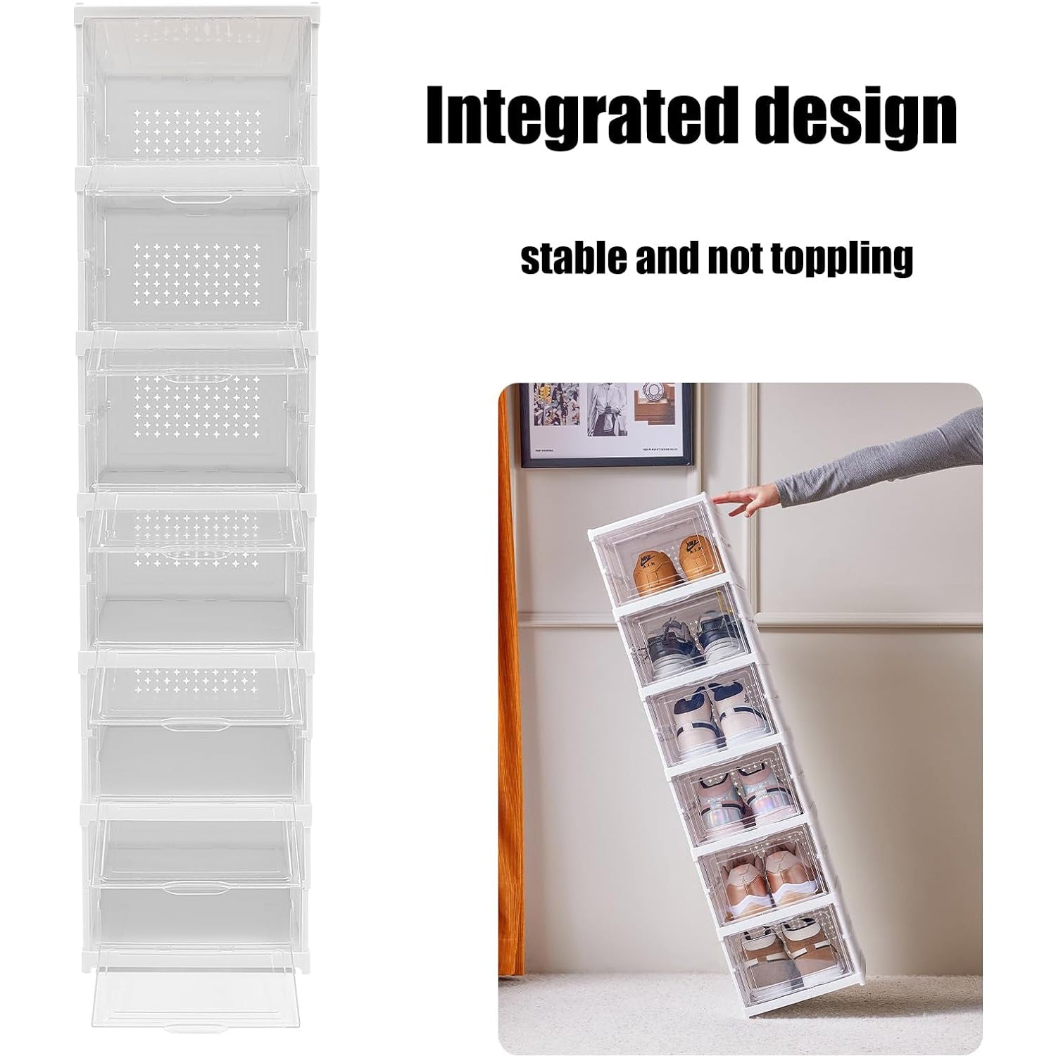 6 Layer Foldable Storage Organizer Rack for Home and Kitchen (1 Pc)