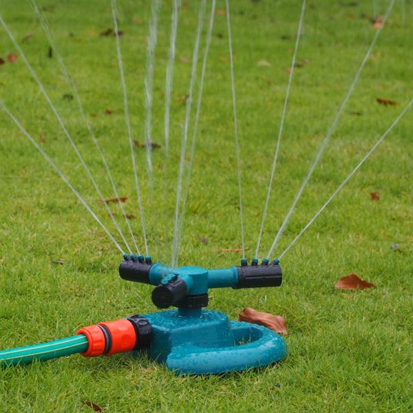 360° Rotating Water Sprinkler – 3-Arm Garden Irrigation System