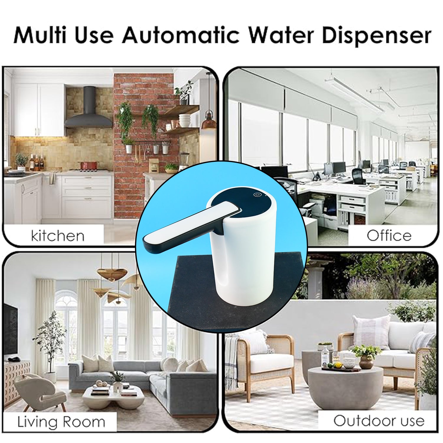 Electric Water Dispenser Pump - Easy One-Piece Operation