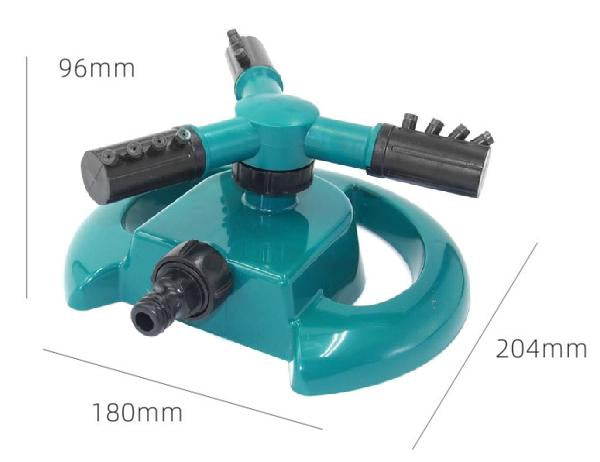 360° Rotating Water Sprinkler – 3-Arm Garden Irrigation System