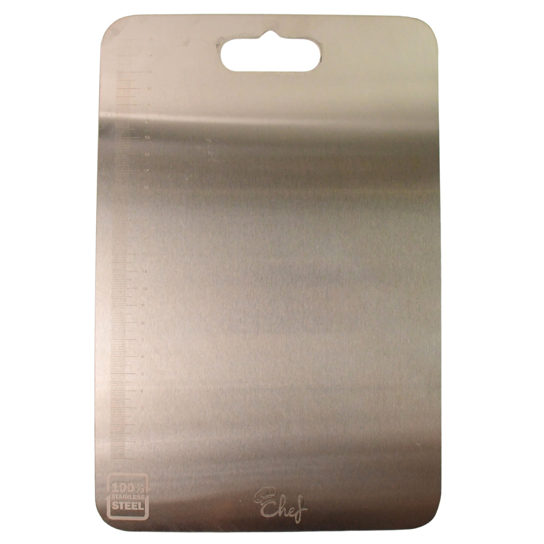 Stainless Steel Chopping Board for Fruits & Veggies – 31x20cm (1 Pc)