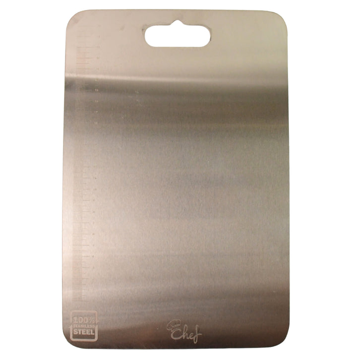 Stainless Steel Chopping Board for Fruits & Veggies – 31x20cm (1 Pc)