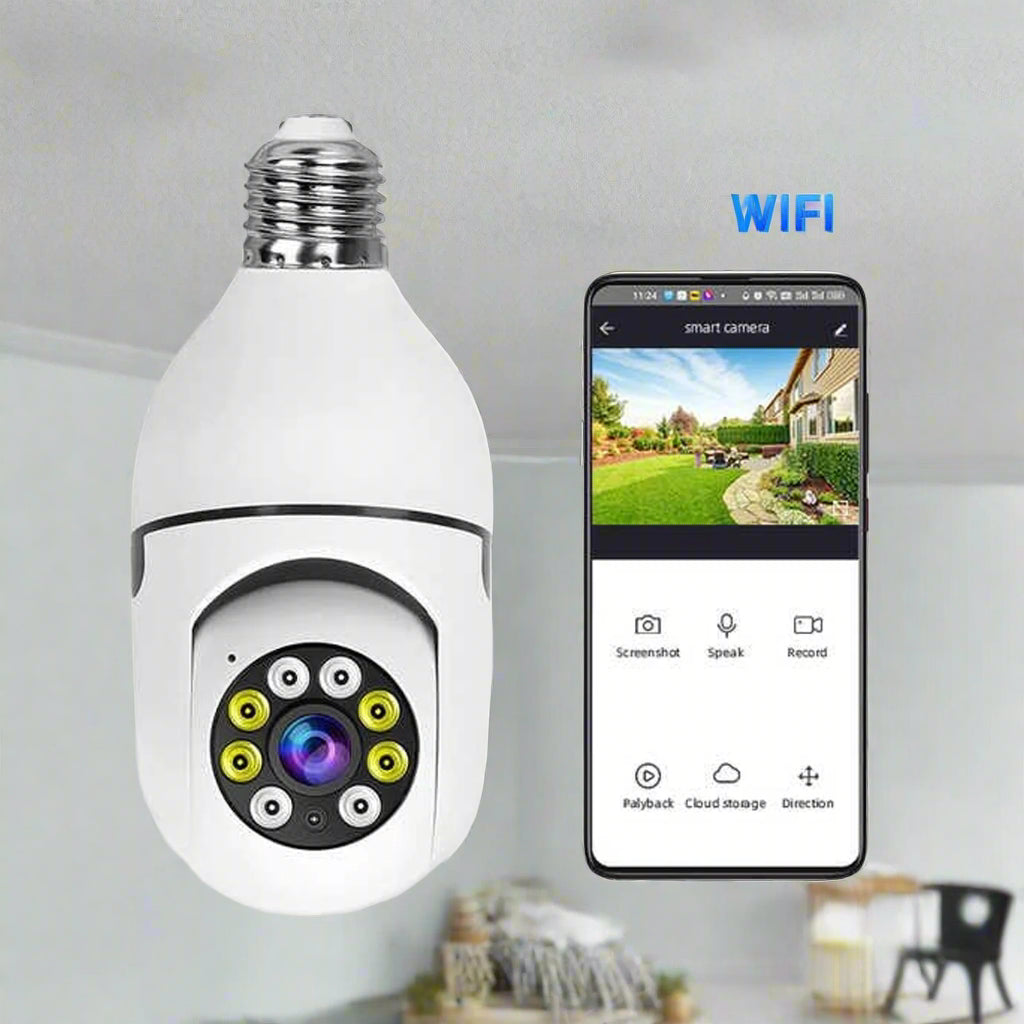 V380 Pro 360° Fisheye Wireless CCTV Camera - WiFi, 1-Pack