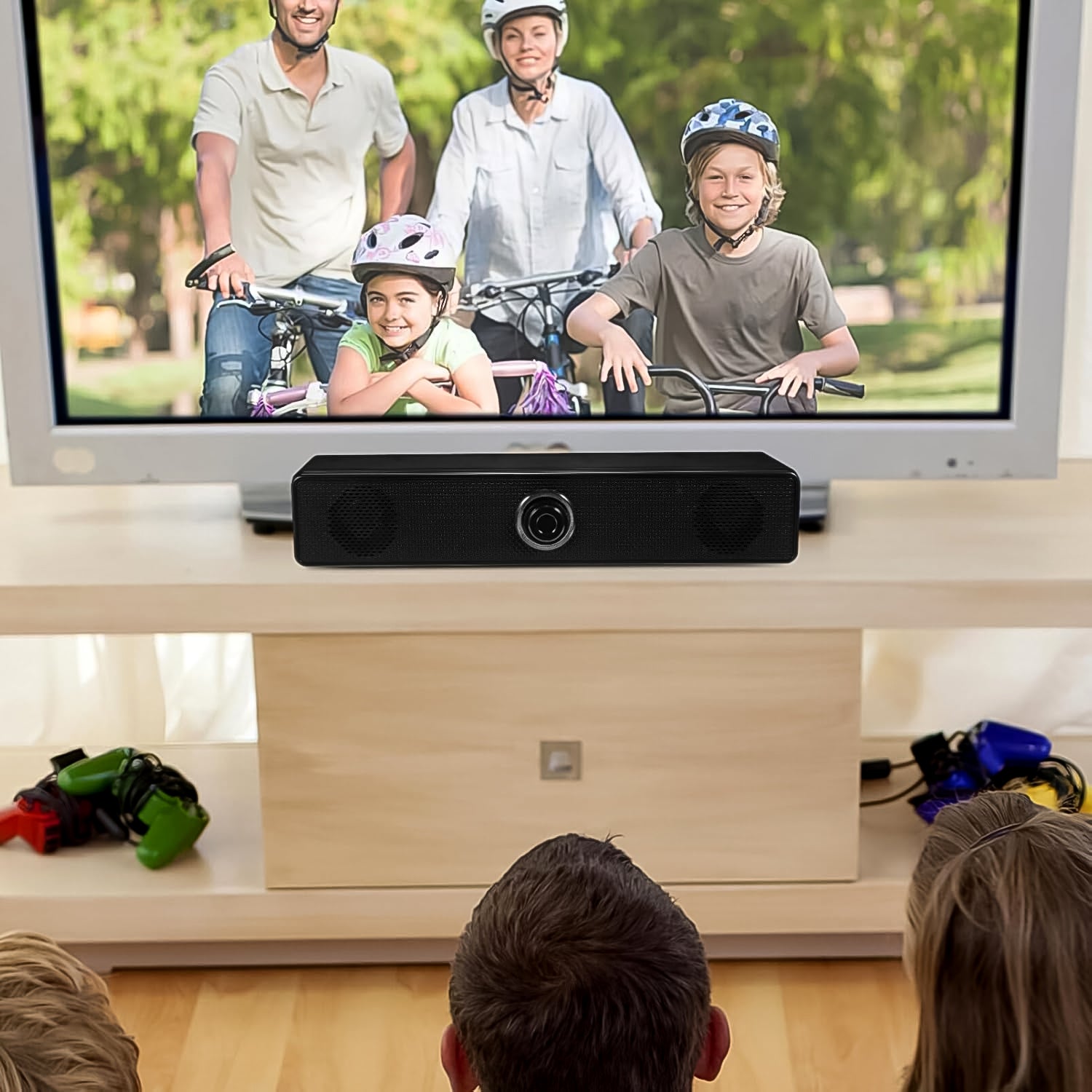 USB Powered Desktop Speaker – Wired Plug & Play Computer Speaker (1 Pc)