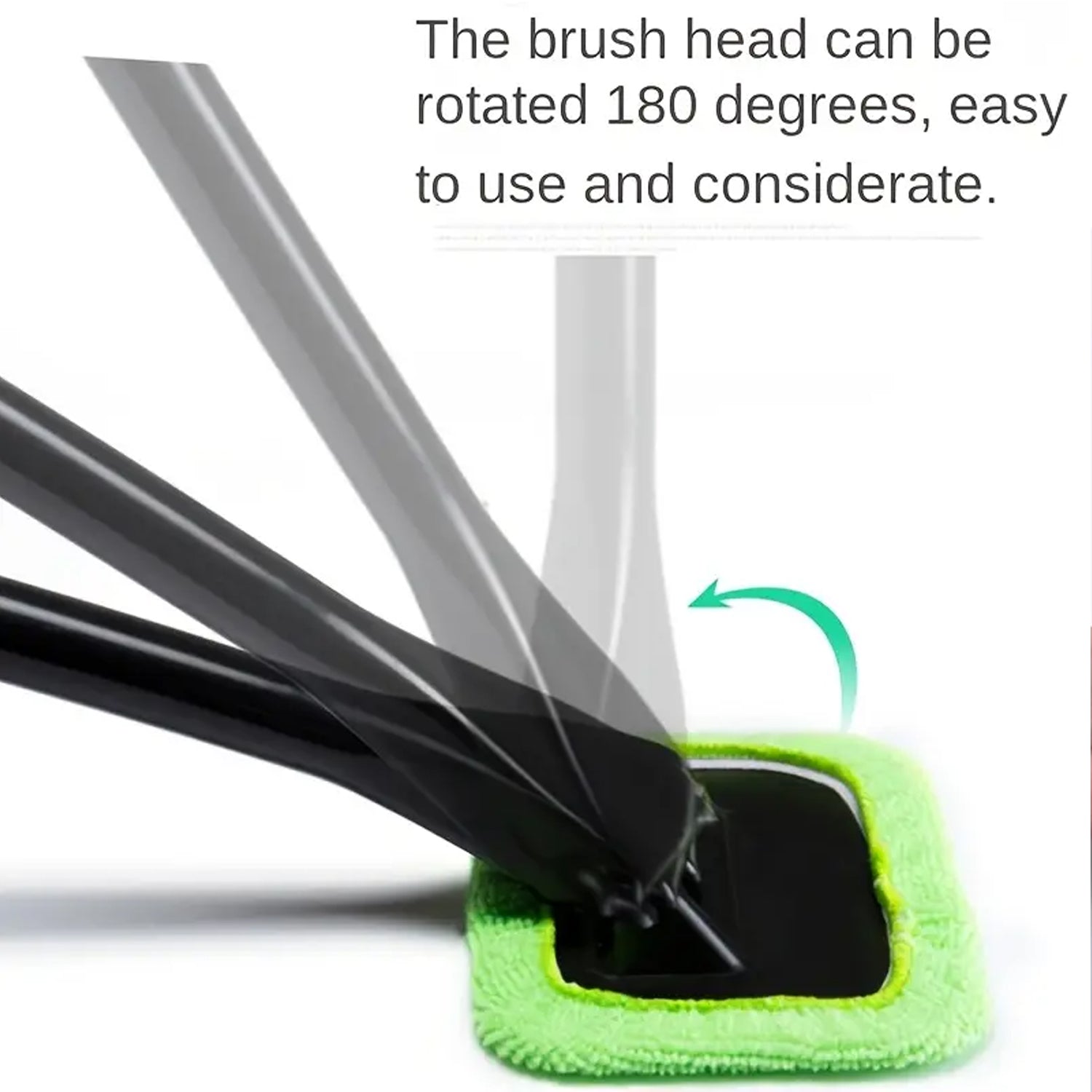 Windshield Car Glass Cleaner Wiper – 38cm with Extra Microfiber Cloth (1 Pc)