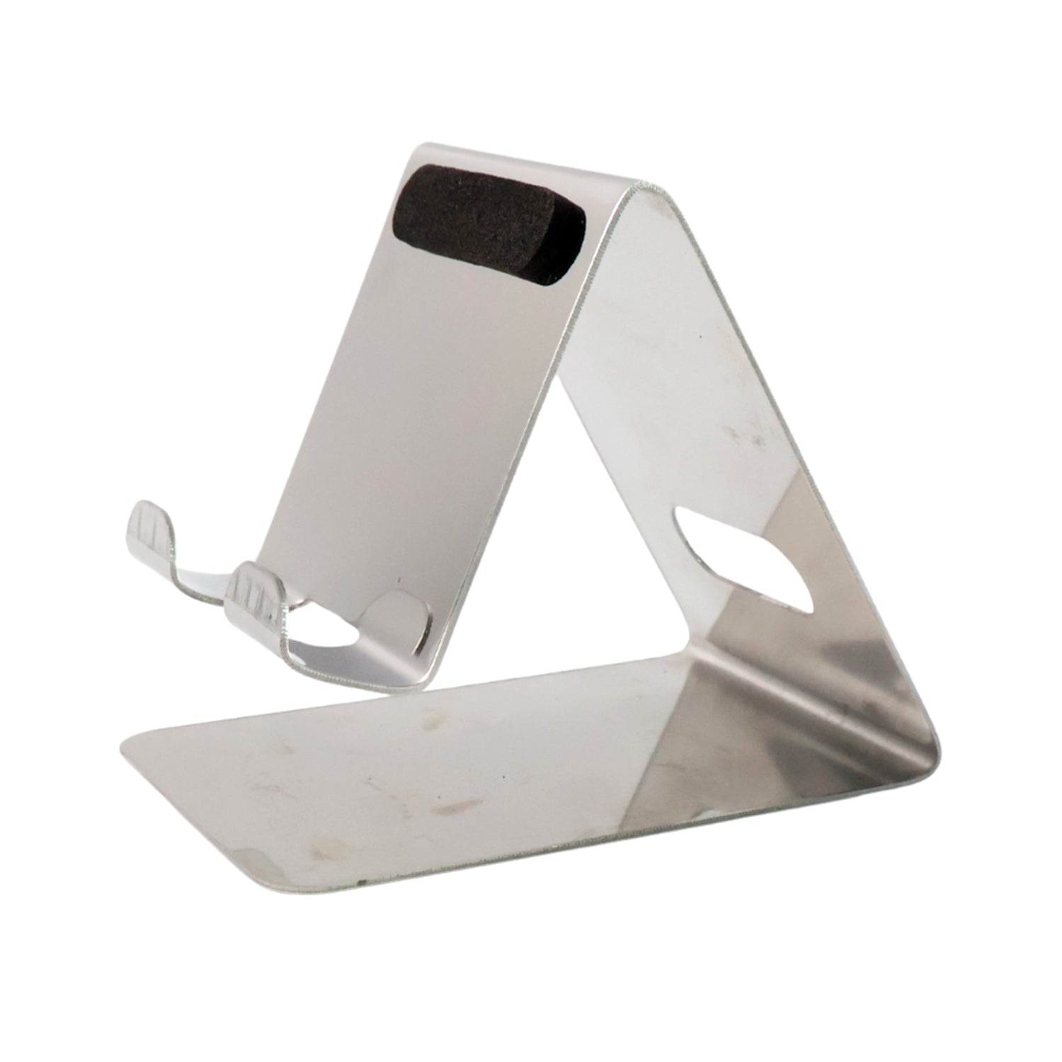 Universal Stainless Steel Phone & Tablet Stand Holder – 1 Pc