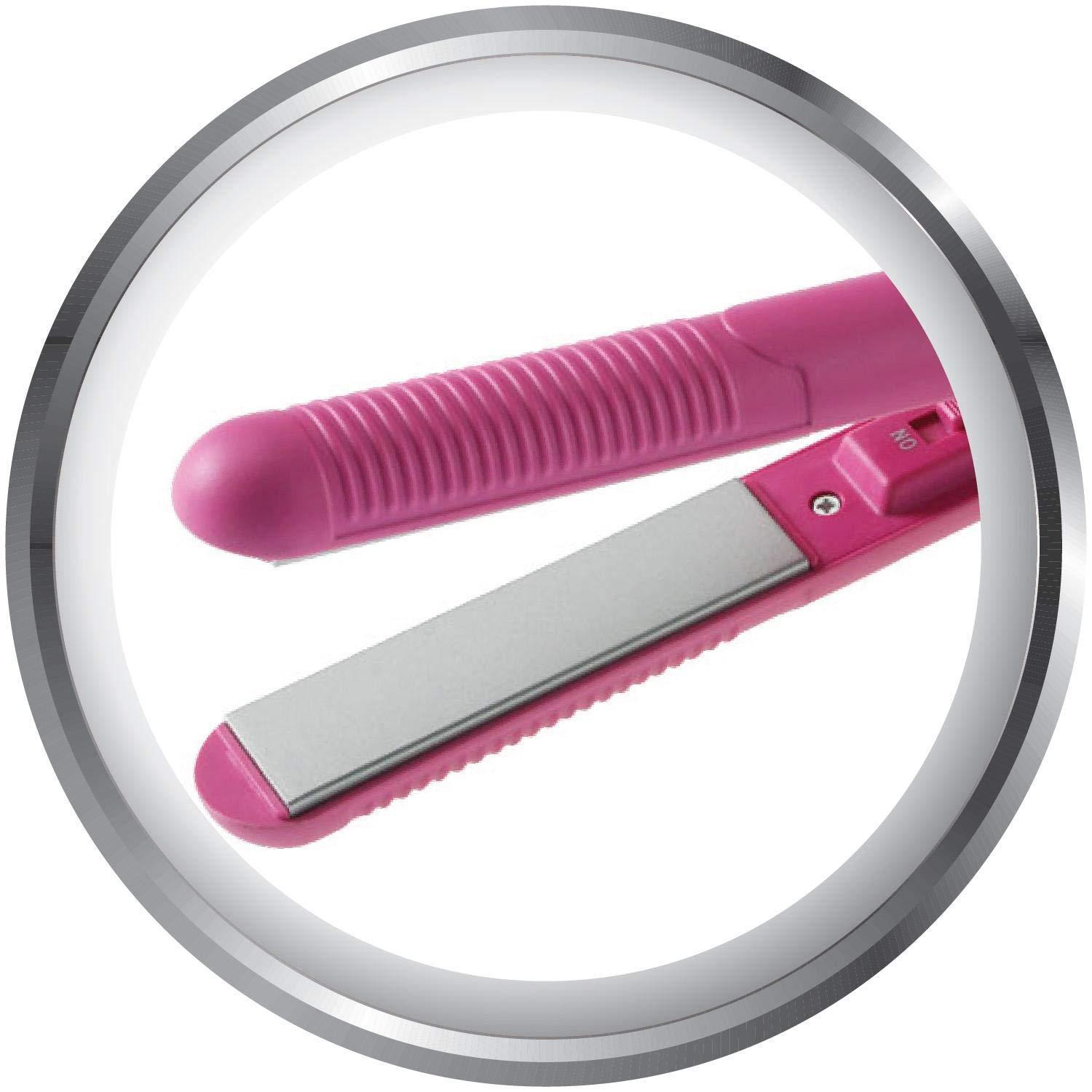 Mini Portable Hair Straightener & Curler – Compact & Dual-Function