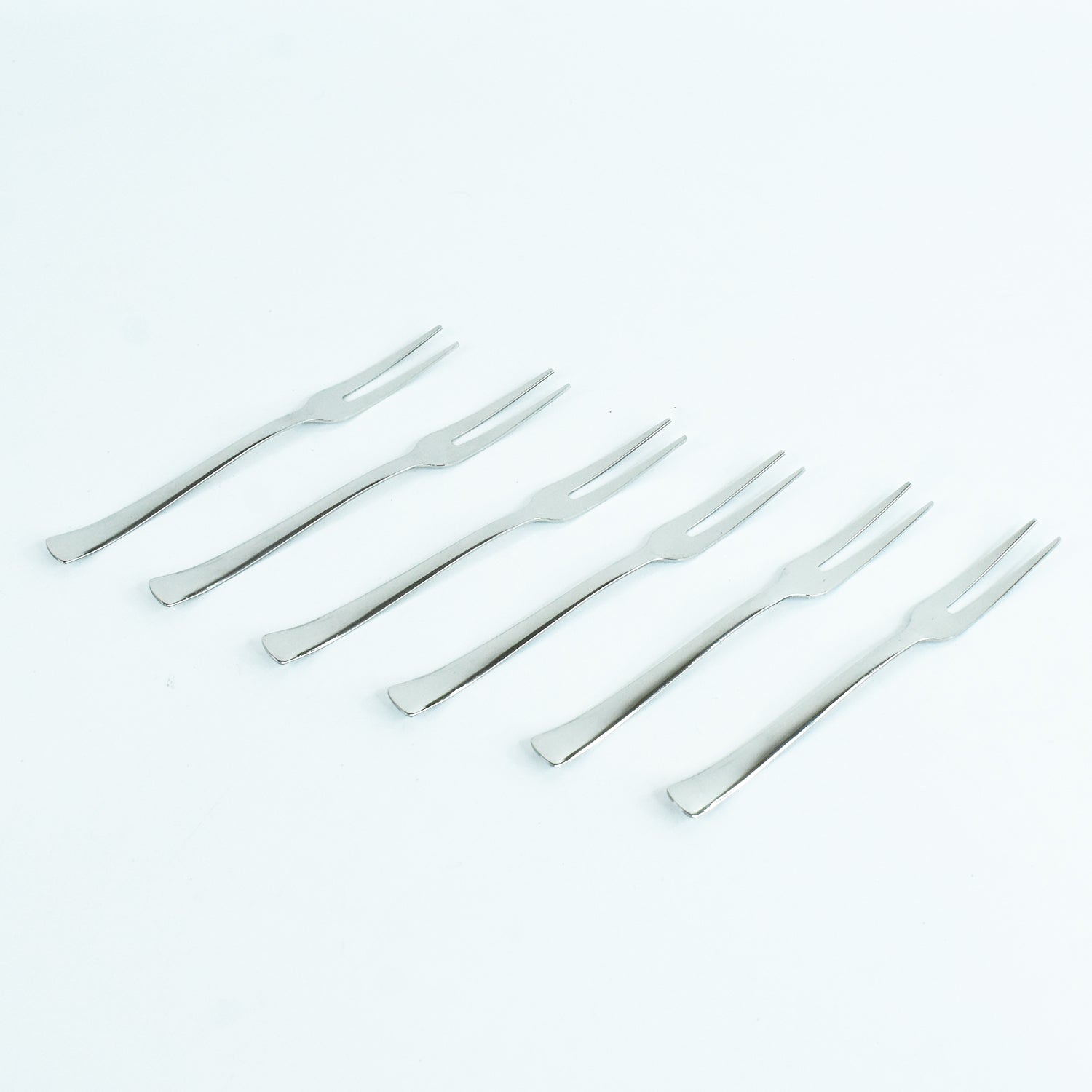 Apex 6-in-1 Stainless Steel Fruit Fork Set for Dining