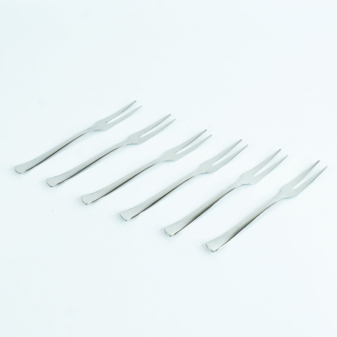 Apex 6-in-1 Stainless Steel Fruit Fork Set for Dining