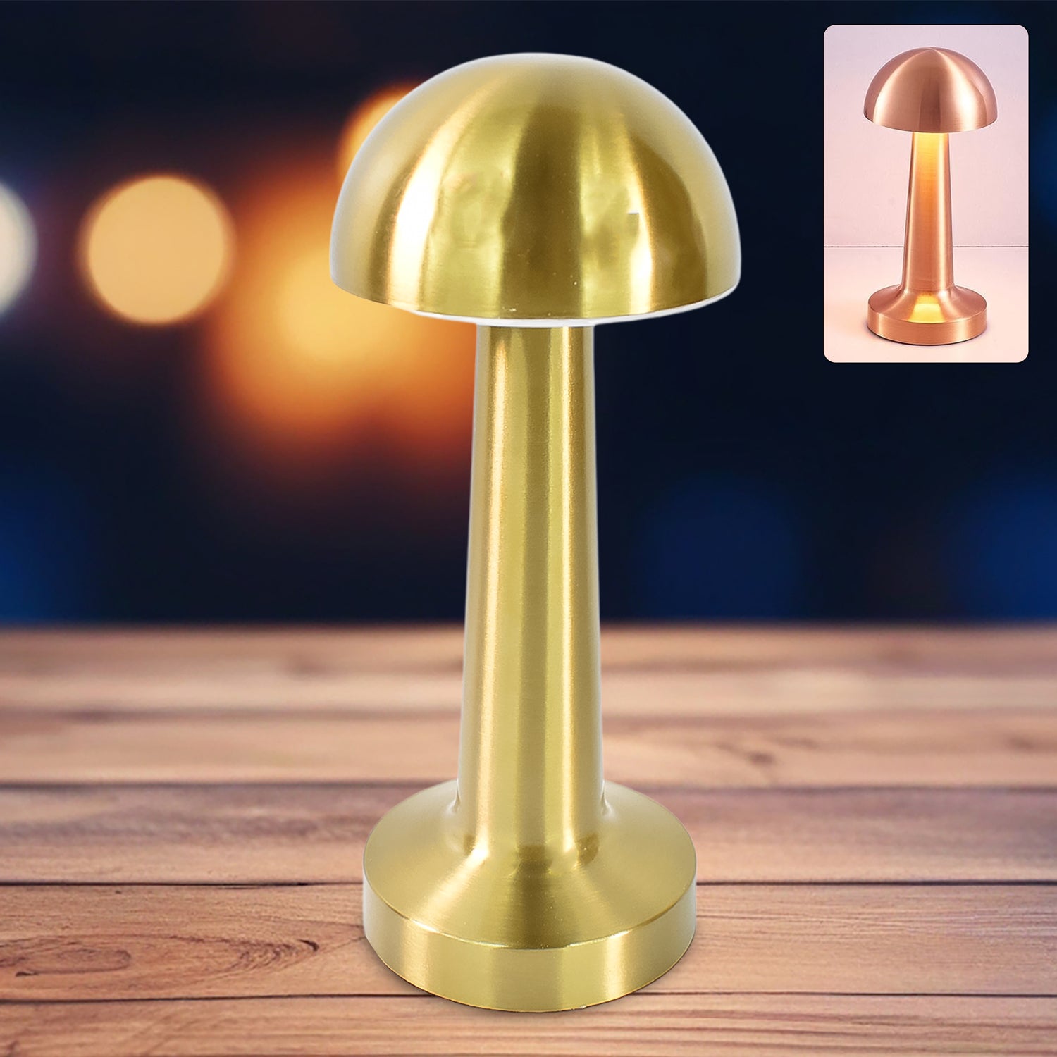 LED Desk Lamp with Touch Control – Portable Metal Decorative Lamp