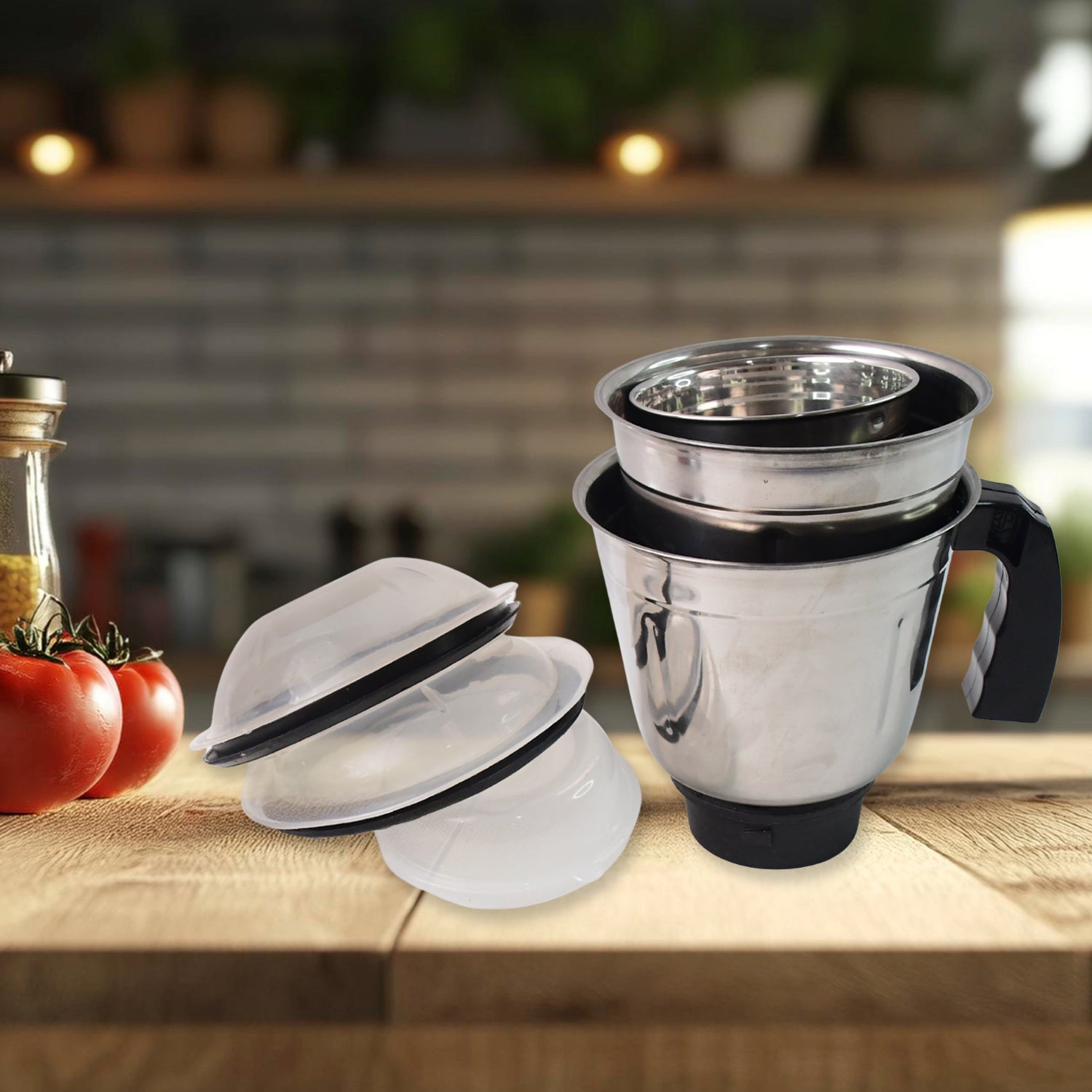 Orbit 550W Mixer Grinder with 3 Stainless Steel Jars