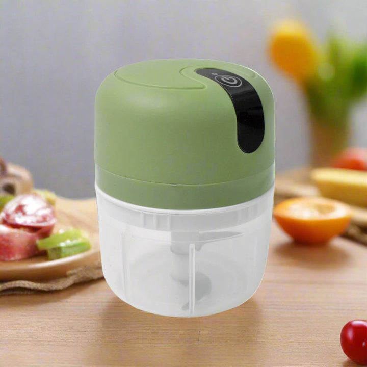 Wireless USB Rechargeable Mini Garlic Chopper with 3 Blades (250ml)