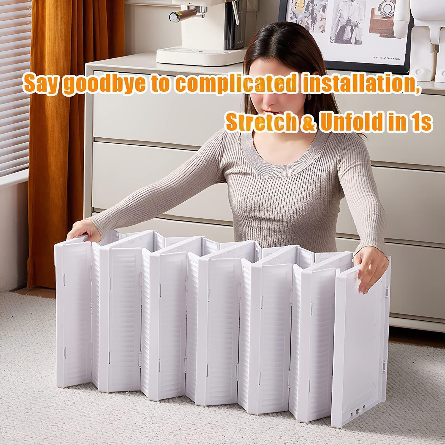 6 Layer Foldable Storage Organizer Rack for Home and Kitchen (1 Pc)