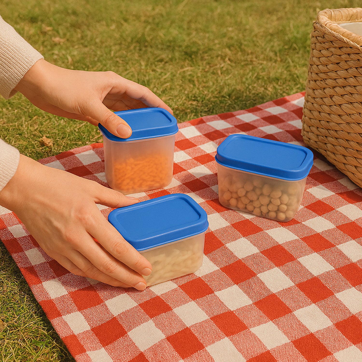 Apex Glory Plastic Storage Box Set (4 Pieces)