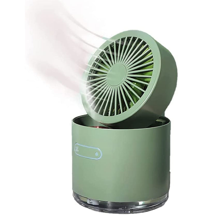 Mini Desktop Cooling Fan with Humidifier – USB Water Spray