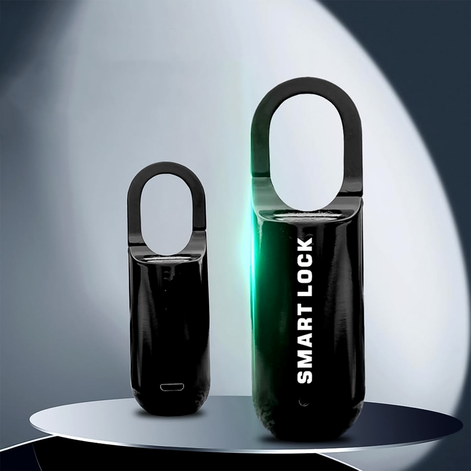 Small USB Rechargeable Smart Fingerprint Padlock for Lockers