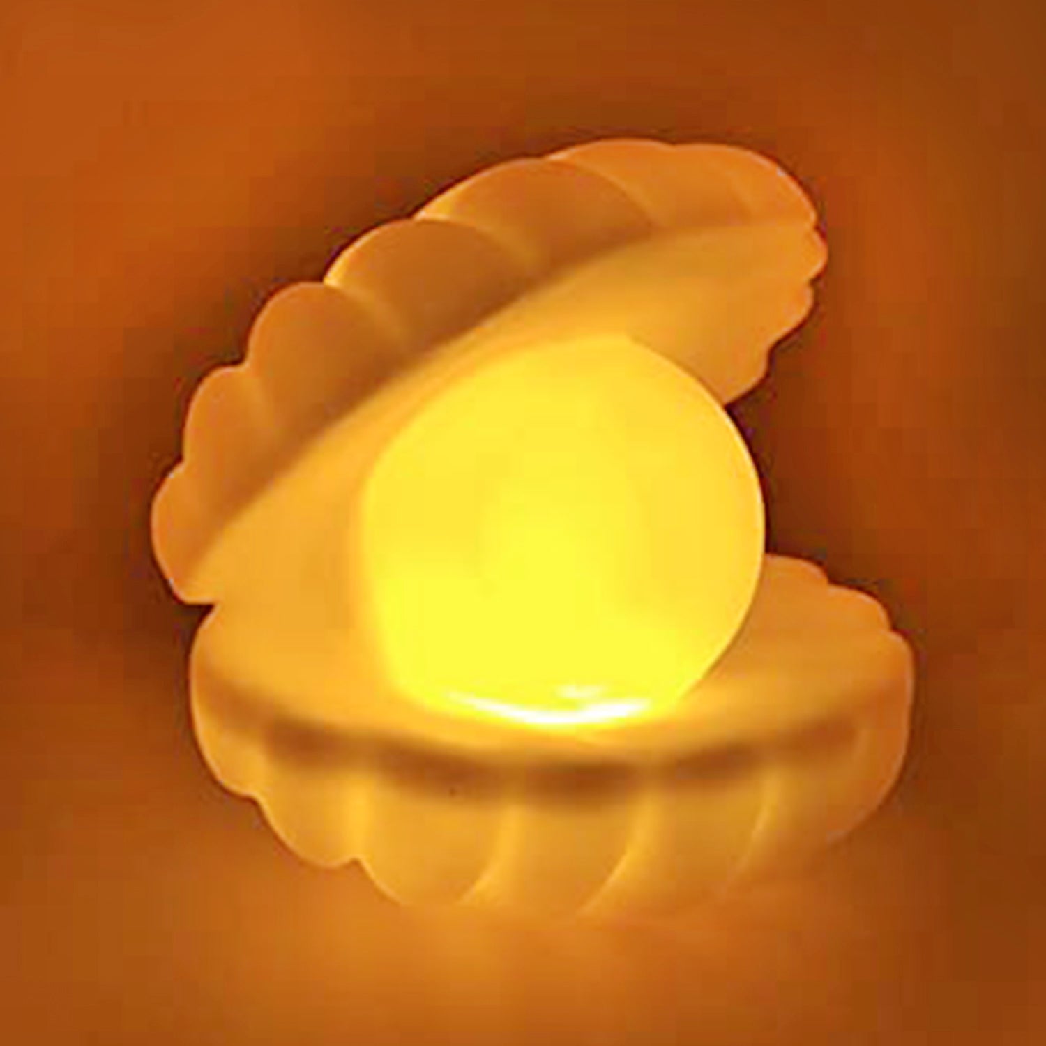 Pearl Shell LED Night Lamp – Decorative Light for Home & Bedroom